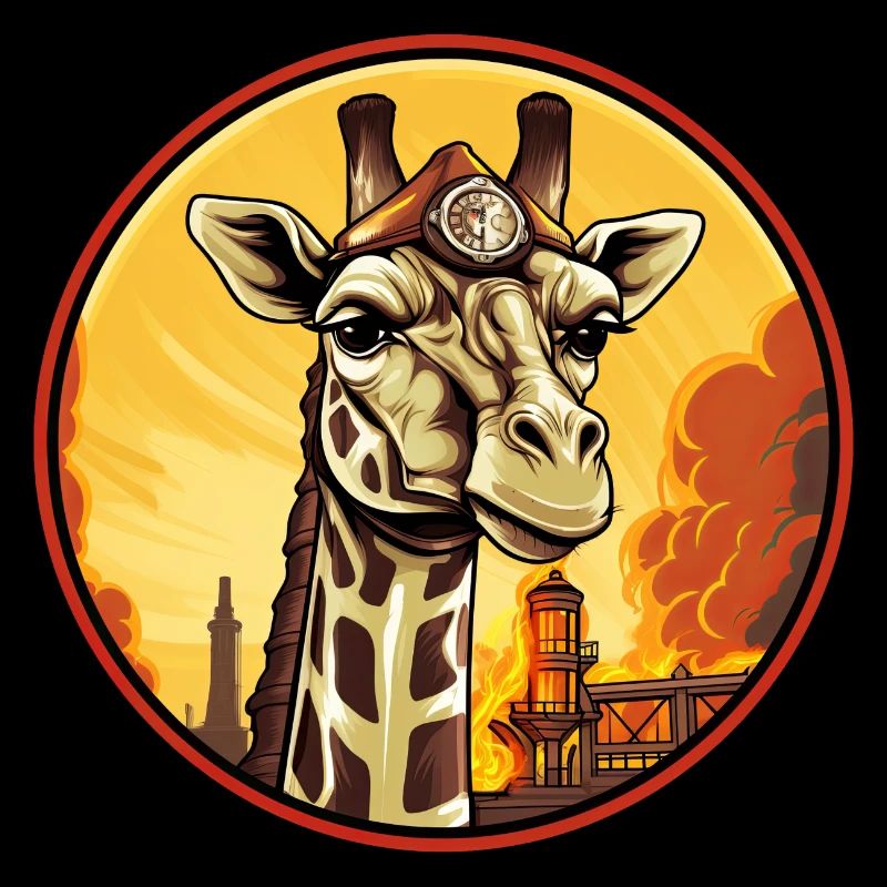 Girafe des pompiers