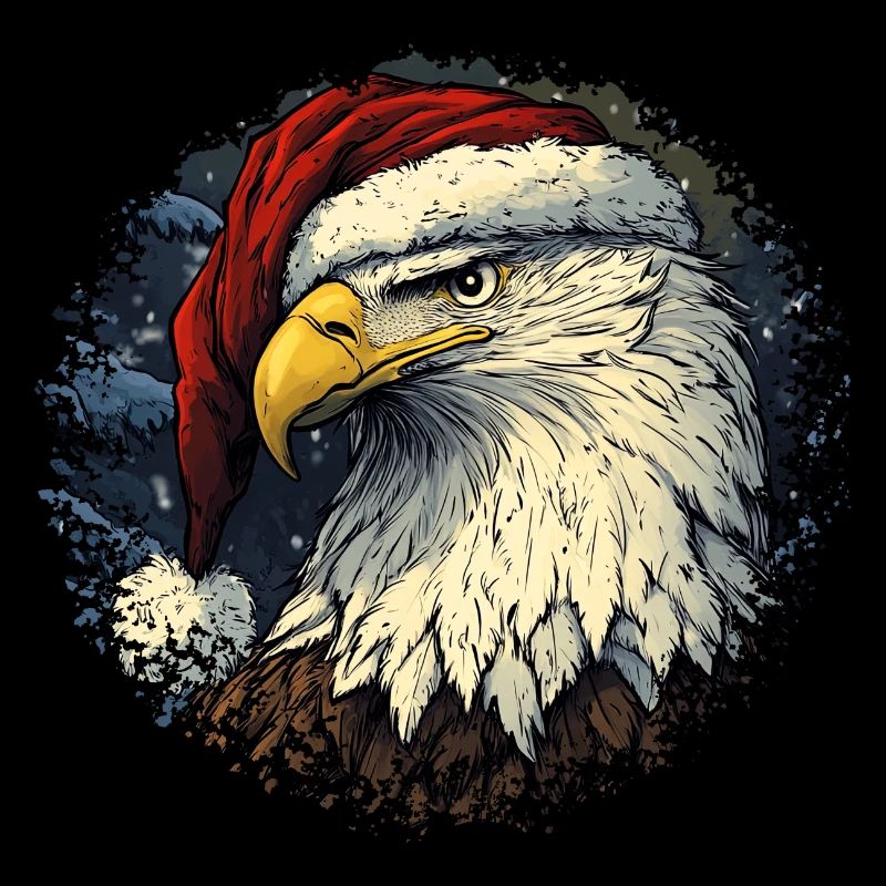Eagle Christmas / Santa Claus Eagle