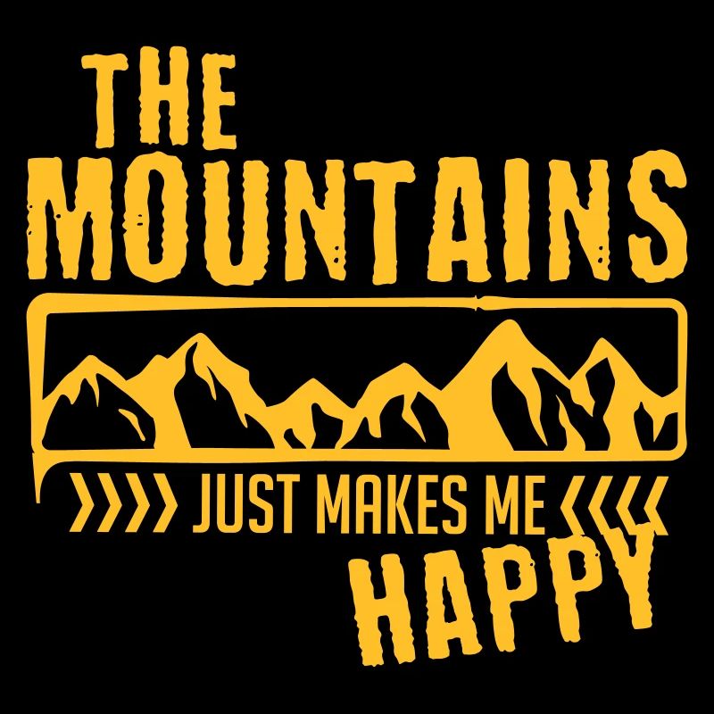 Mountains make happy - berg
