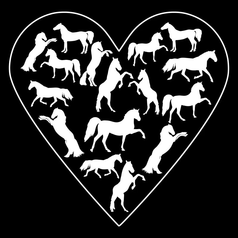 Herz Pferde - Reiten