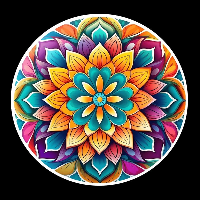 Flower Power Mandala