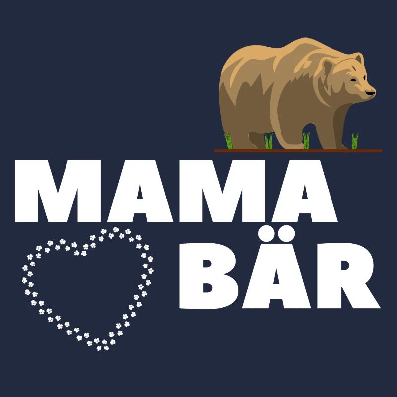 Mama Mutter Bear Bär Mamabaer Muttertag Tier