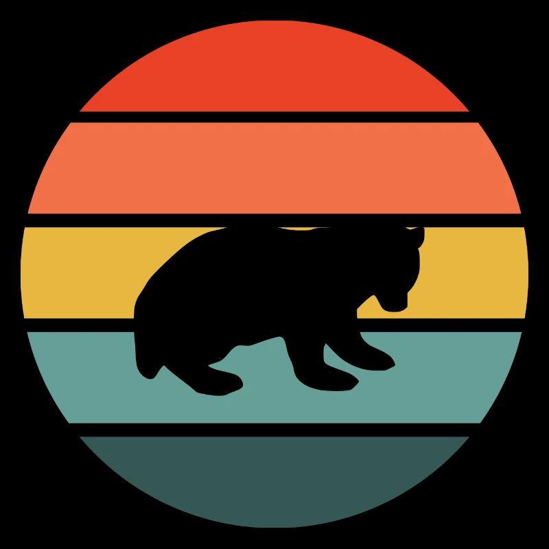 Vintage Predator Retro Bébé Ours