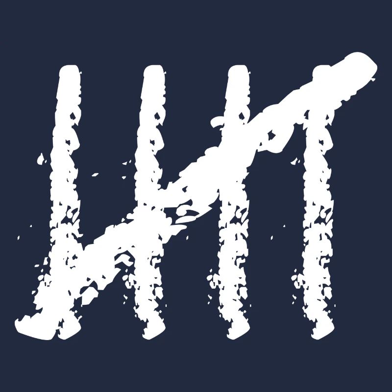 Five 5 chalks number