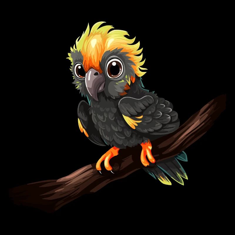 Bébé perroquet Ara oiseau