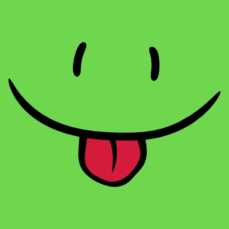 Freches Comic Gesicht