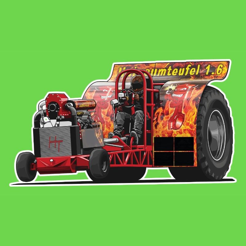 Tractor Pulling // Illustration