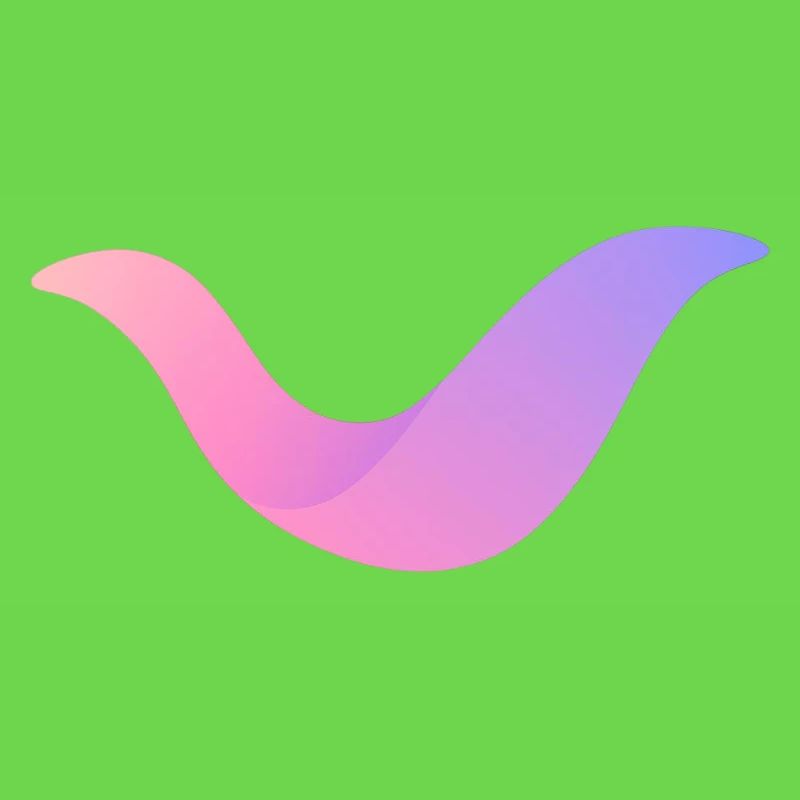 Gradient Swoosh-Nebel