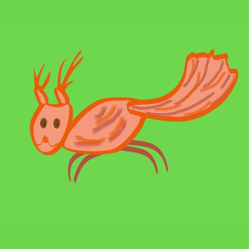 Eichhörnchen Nüsse oder Tee