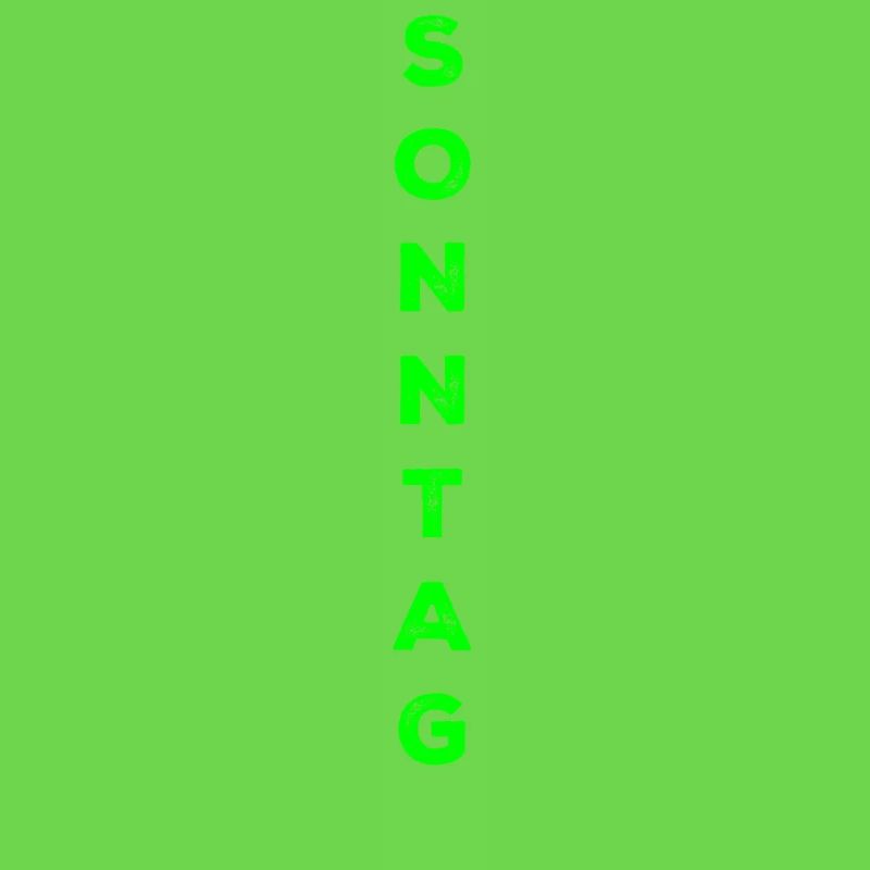 Dimanche - vert