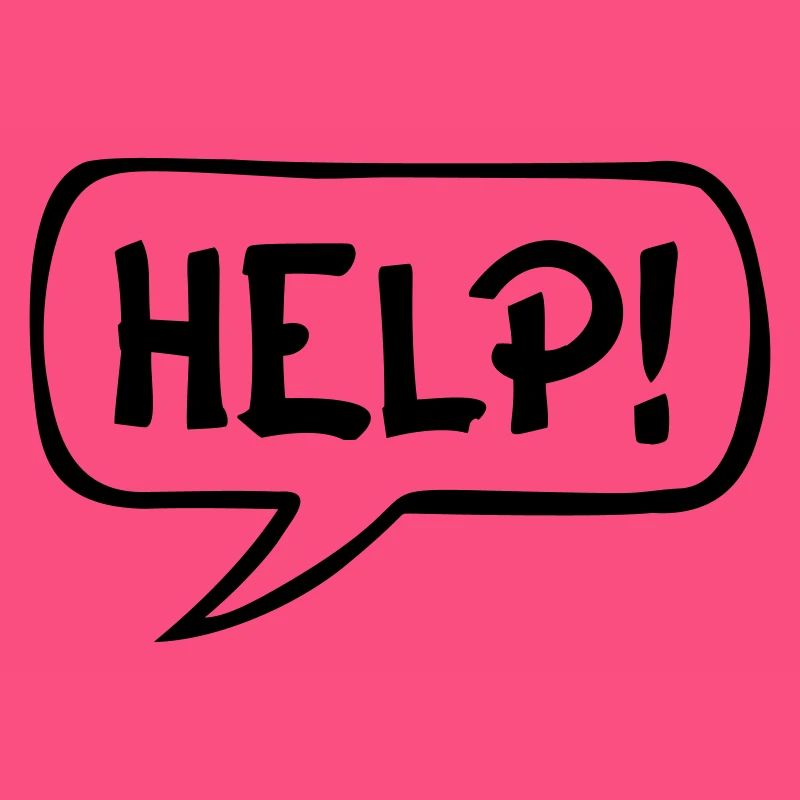 Comic Sprechblase HELP