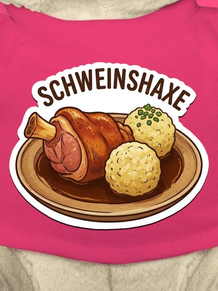 Schweinshaxe Plate Sticker Optik 