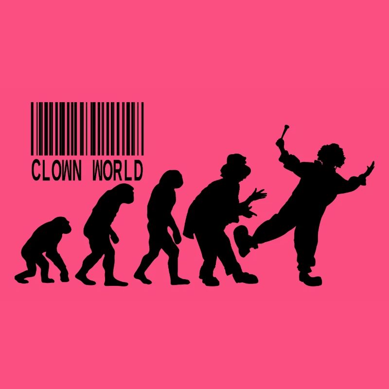 Clown World Evolution parody