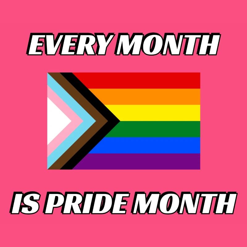 Chaque mois est le mois de la fierté Progress Pride Flag