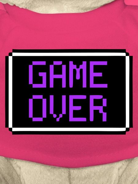 Game Over Shield Retro Gamer