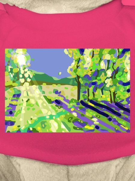 Impressionistische Sonnenlandschaft