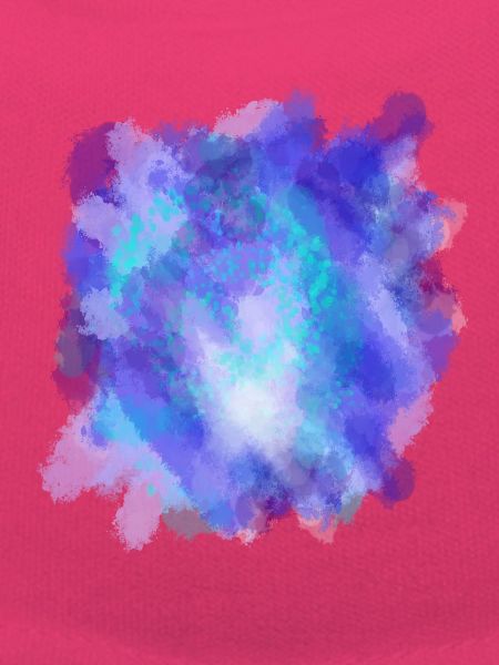 Aquarell malerei Meeresblau