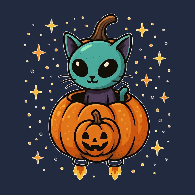 Cat Pumpkin: Halloween Pumpkin Flight