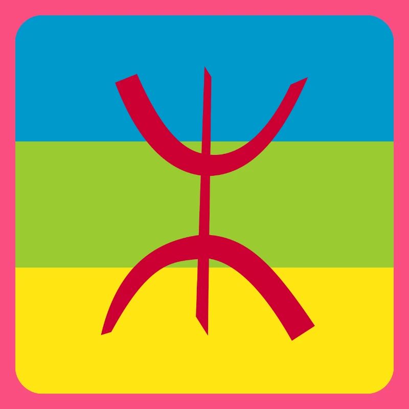 berber flag sticker amazigh ref