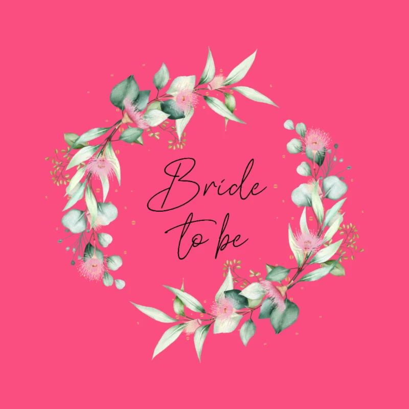 Bride To Be Braut JGA Eukalyptus Boho