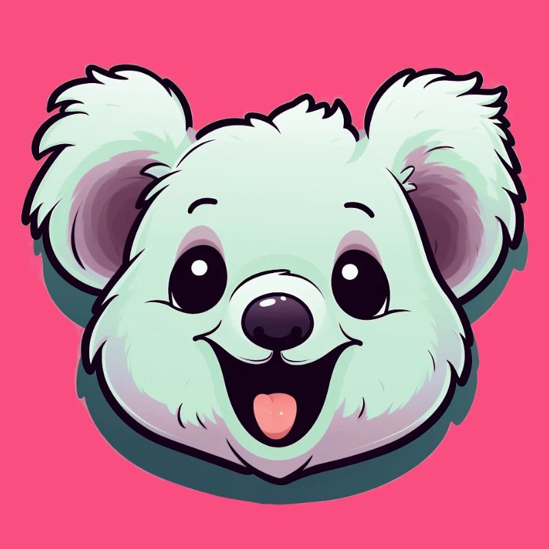 Lachender Koala