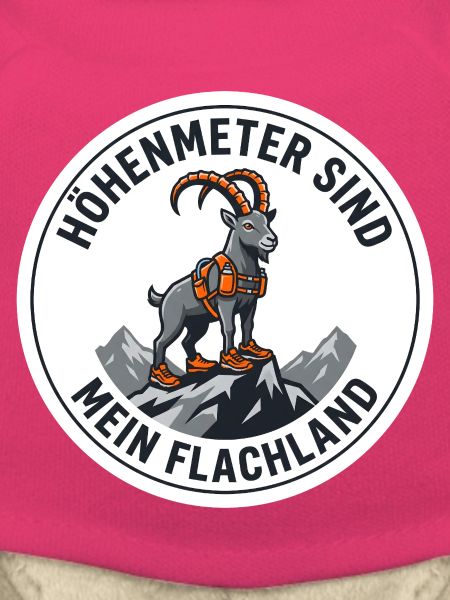 Trailrunning-Shirt Höhenmeter Steinbock