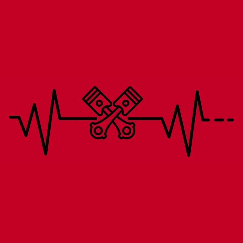 Heartbeat Piston, Engine, Cylinder, Engineer