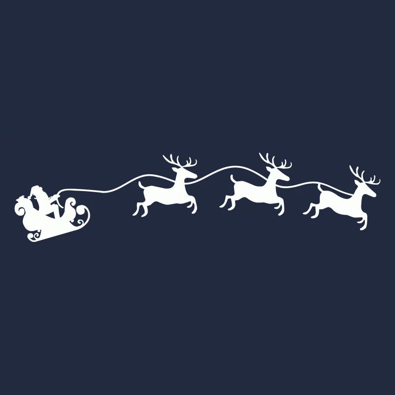 weihnachtsmann schlitten