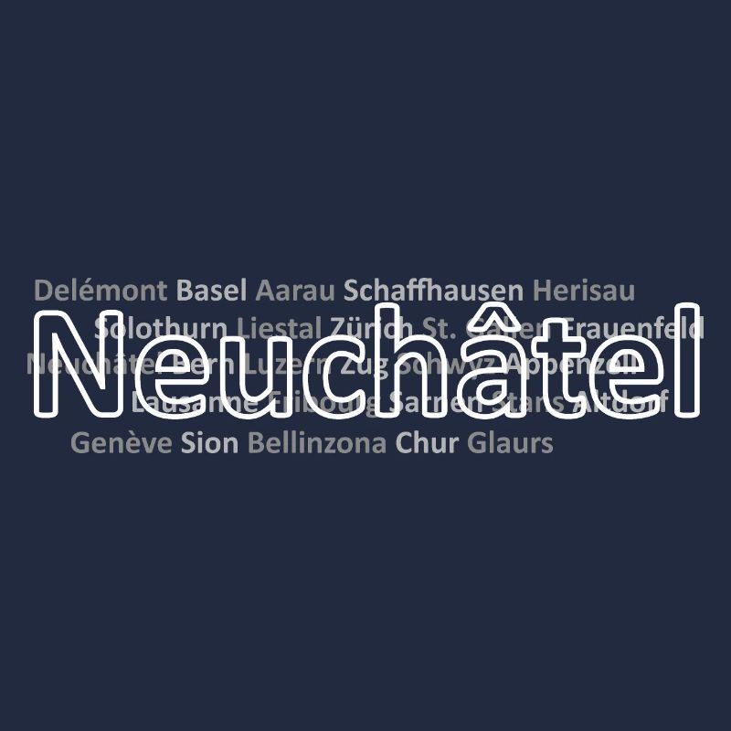 Schweizer Städte Neuchatel