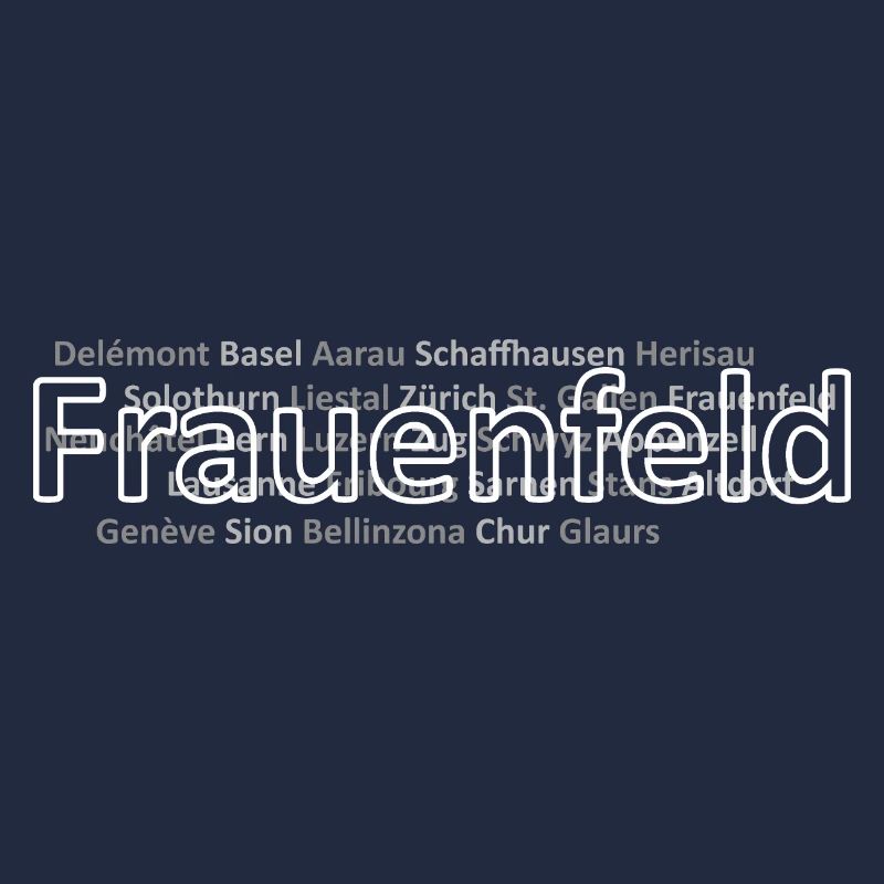 Schweizer Städte Frauenfeld