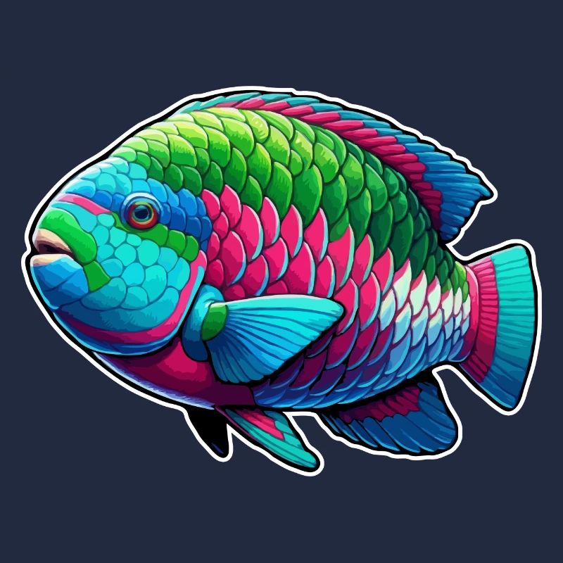 Poisson-perroquet Poisson perroquet mignon
