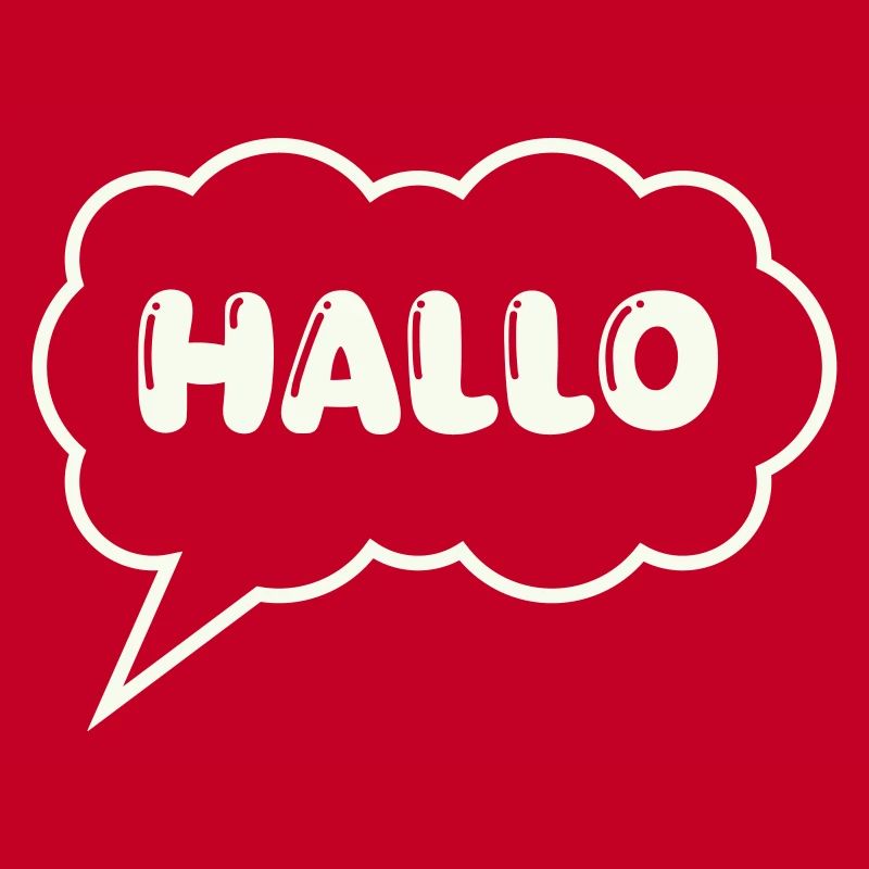 Bulle de dialogue Bonjour