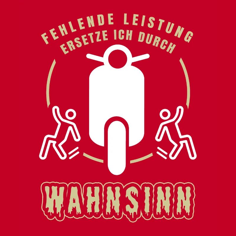 Witziger Roller Spruch Rollerfahrer Zweirad