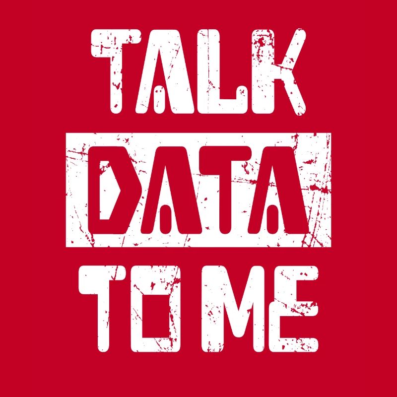 Sprechen Sie mit mir über Daten IT-Datenwissenschaftler Geschenk