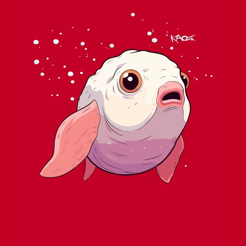 A blob-like fish