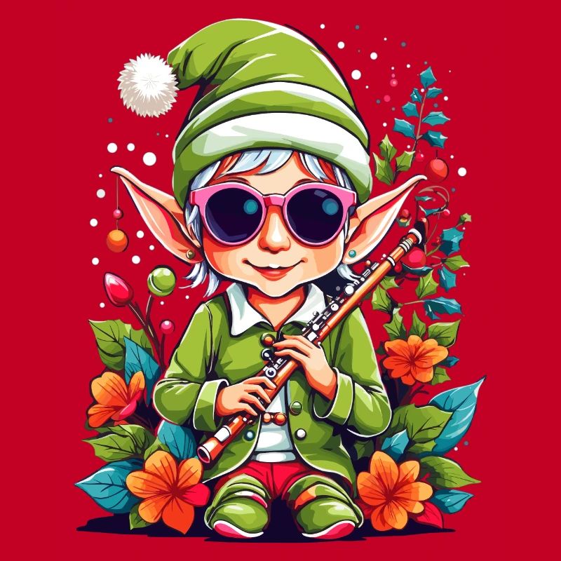 Elfe avec flûte