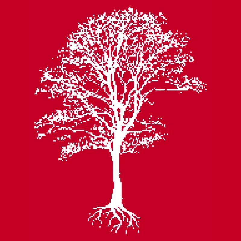 pixel tree - gaming and nature