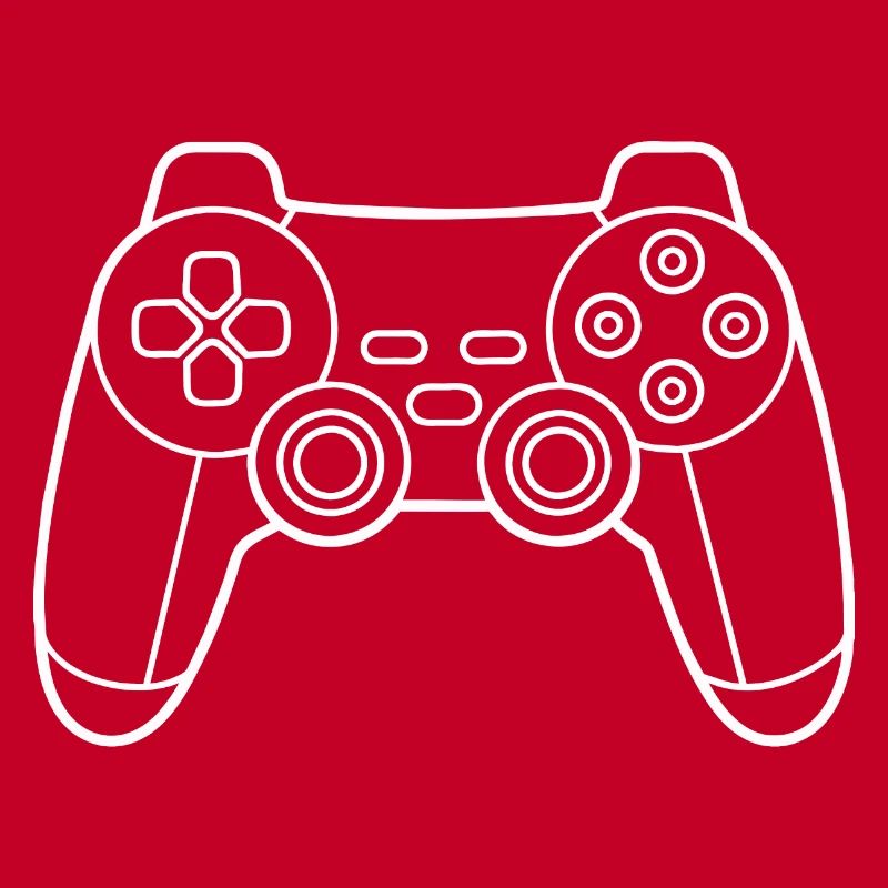 Ein Gamecontroller in weiß