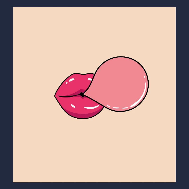 funny face mask bubble gum bubble