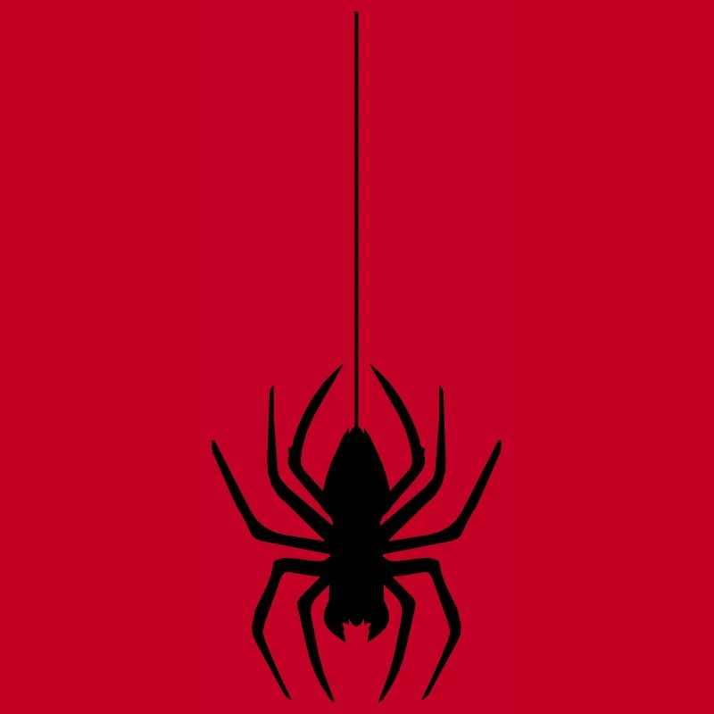 abseil thread spider web spider logo design disgust