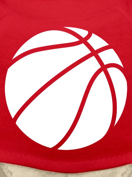 Basketball logo white