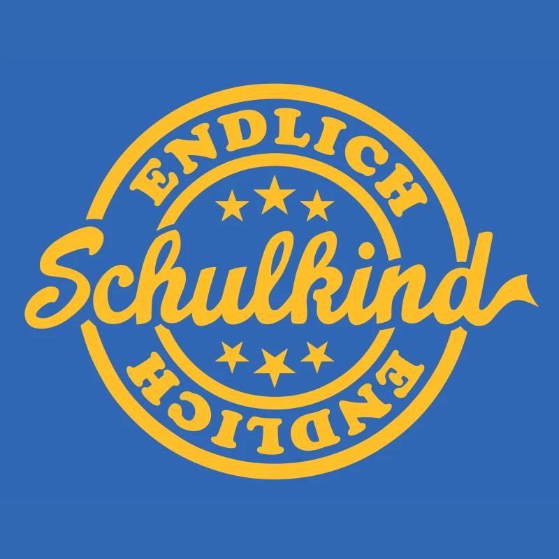 Endlich Schulkind (Stempel)
