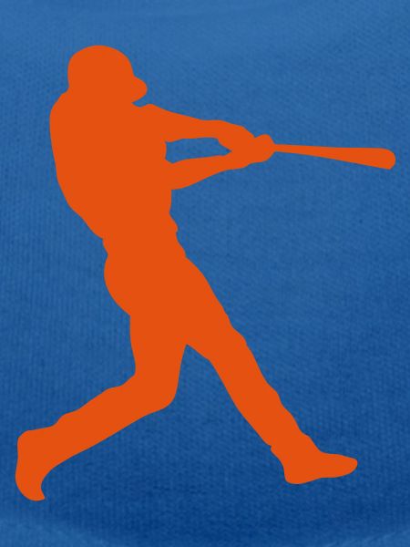 baseball bat strikes silhouette