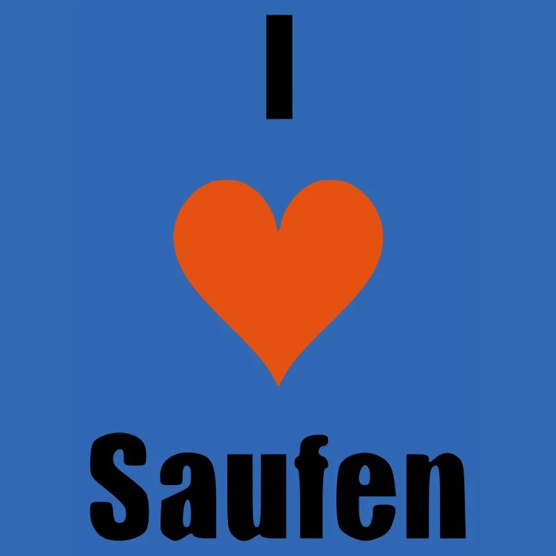 I Herz Saufen Geschenk Geburtstag Party Wochenende