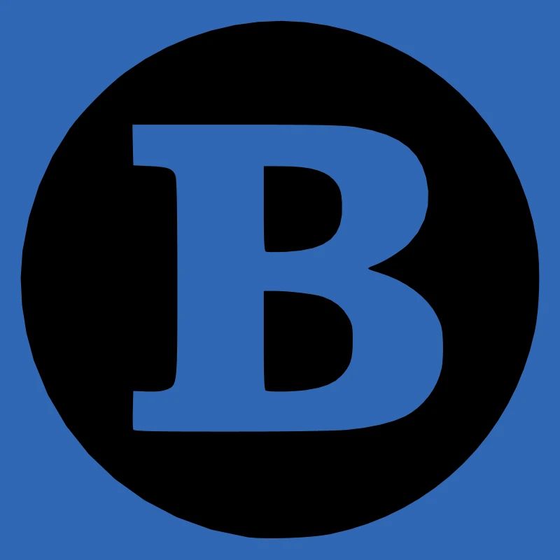 B - Buchstabe SOLO transparent