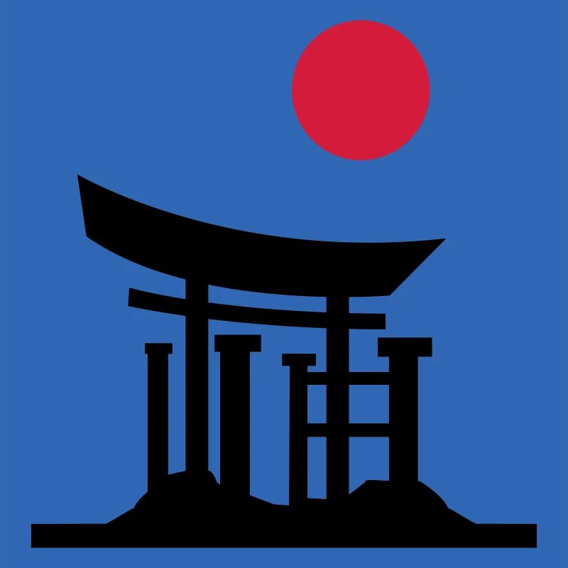 japan gate silhouette 01