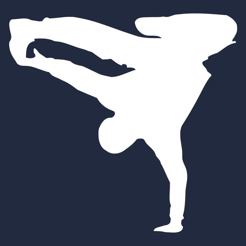 Breakdance Move Graphiques blanc