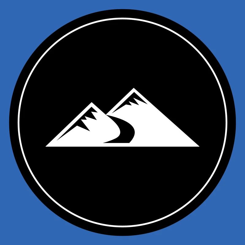 Mountains Icon Circle