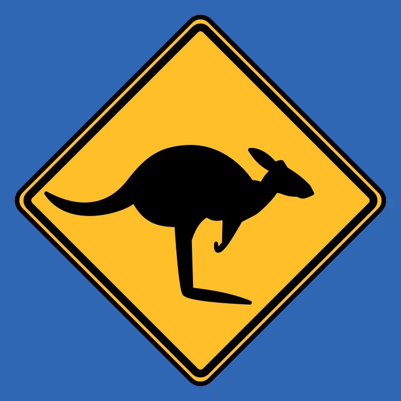 Caution kangaroo