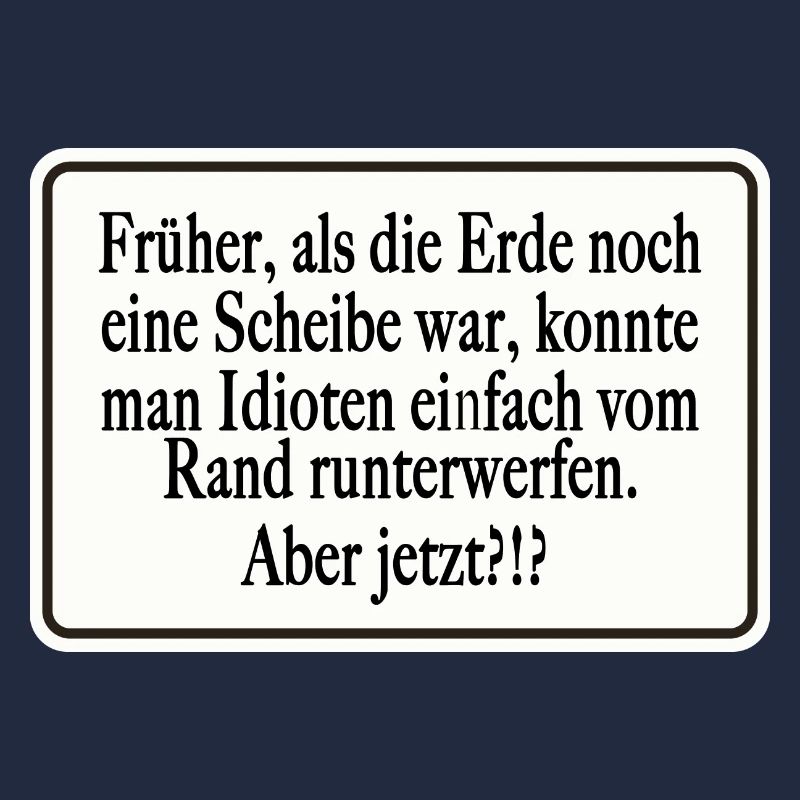 Früher als die Erde noch eine Scheibe war